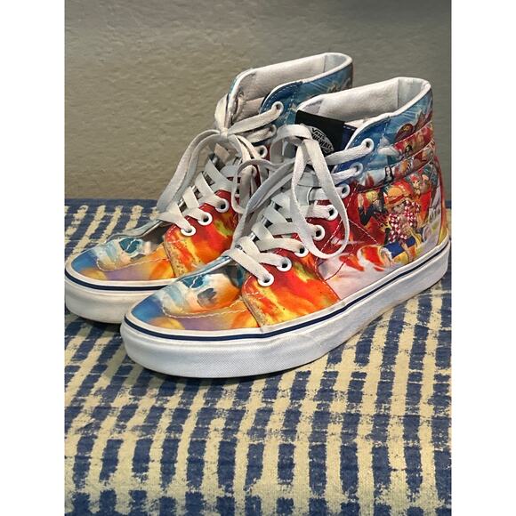 Vans x One Piece Sk8-Hi Punk Hazard Skate Sneakers - Picture 1 of 9